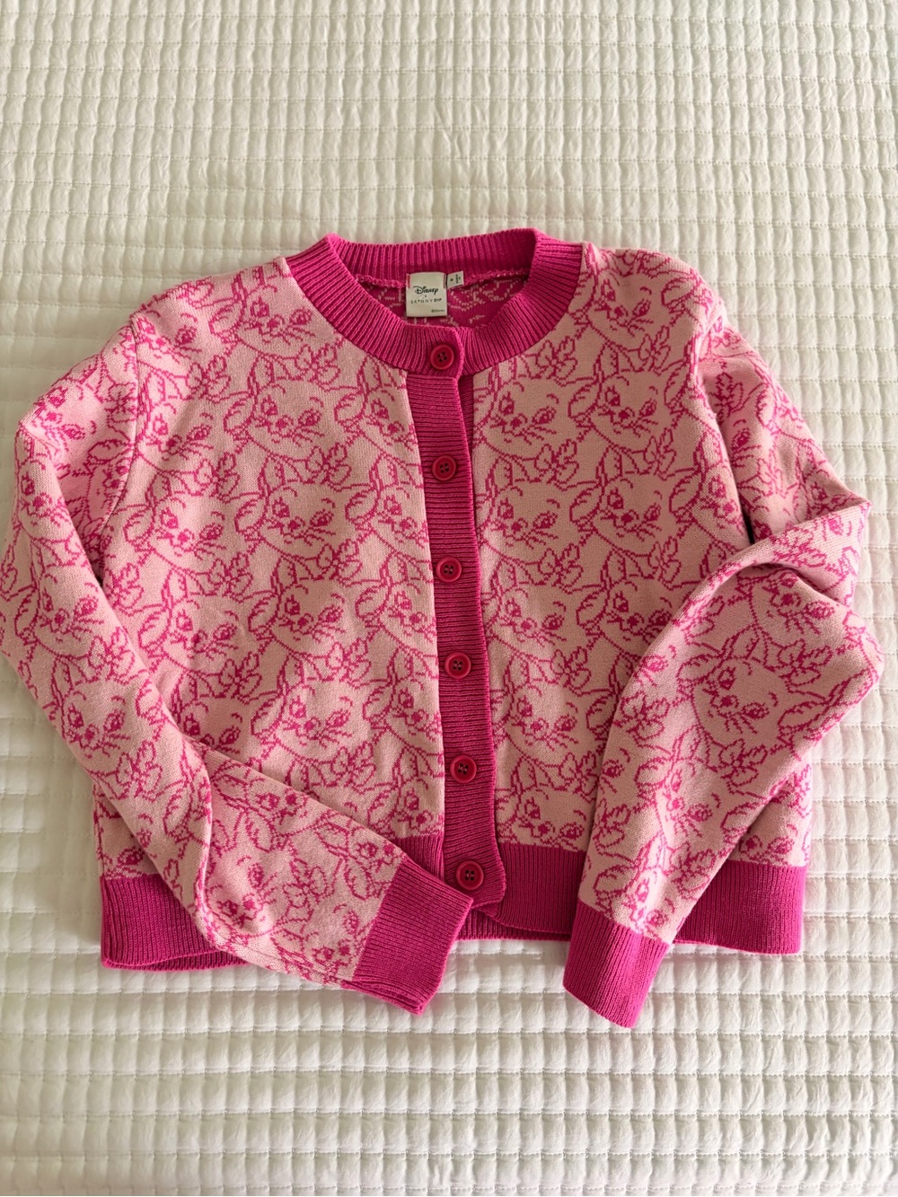 Disney Aristocats pink cardigan